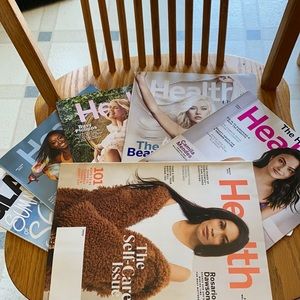 5 Health Magazines plus 1 Glamour Magazine